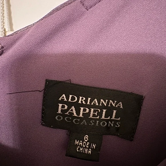 Adrianna Papell sleeveless Dress pale
purple Size 6 - Picture 6 of 14